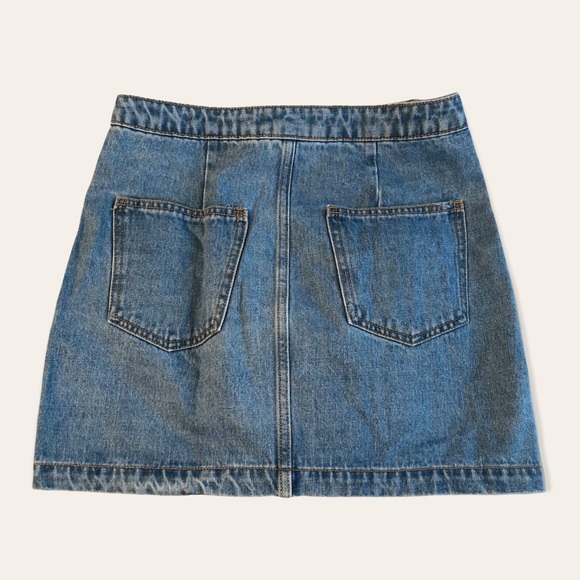 Denim wrap skirt Forever 21 - Picture 2 of 4